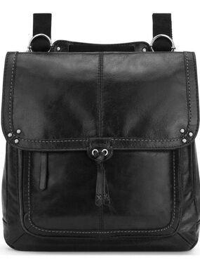The Sak Ventura Backback NWT Black Leather Crossbody Messenger Bag